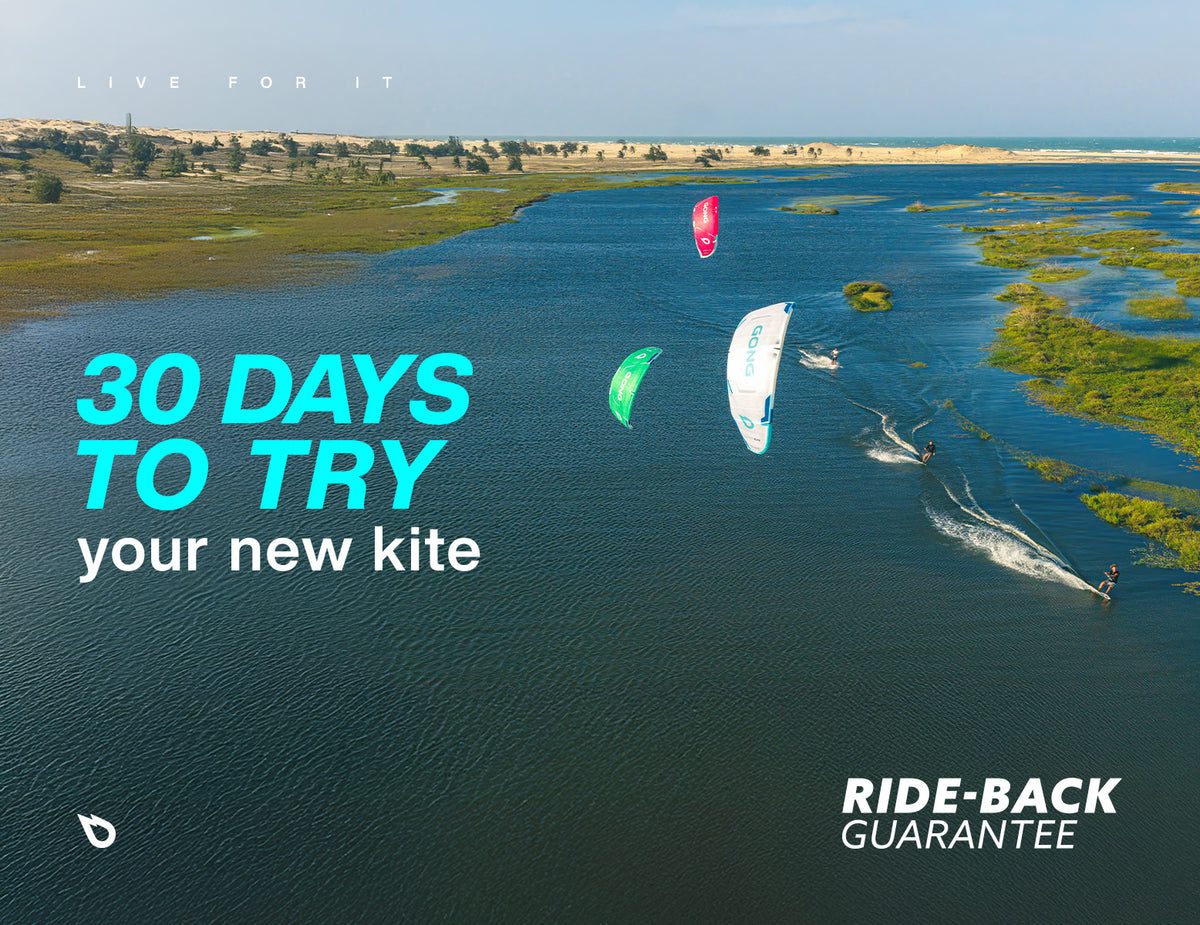 RIDE-BACK GUARANTEE : TESTEZ VOTRE KITE GONG
