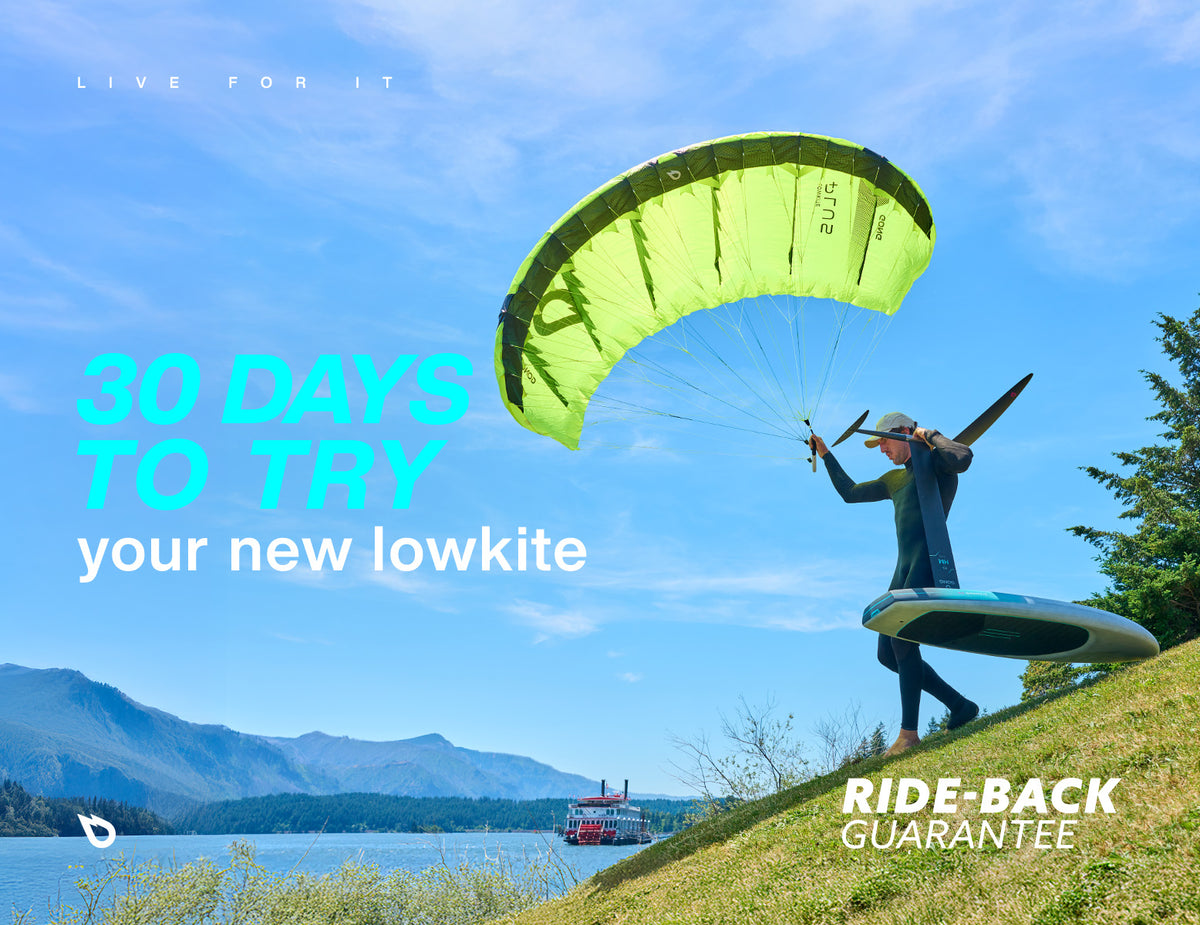 RIDE-BACK GUARANTEE : TESTEZ VOTRE LOWKITE V3