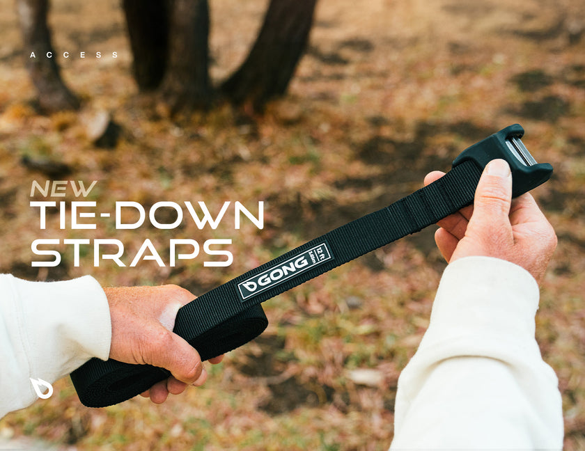 GEAR : SANGLES DE TOIT GONG : SIMPLES, FIABLES, INDISPENSABLES