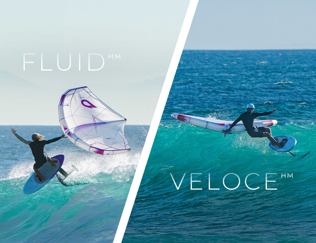 GEAR: FLUID OR VELOCE FOR WING FOILING?