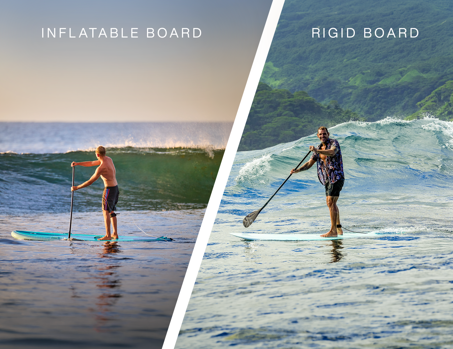 GEAR: INFLATABLE OR RIGID SUP BOARD?