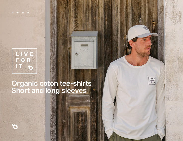 WEAR : T-SHIRTS LIVE FOR IT EN COTON BIOLOGIQUE !