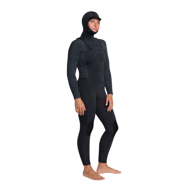 Roxy | Swell Natural Chest Zip 5/4mm Hooded Wetsuit