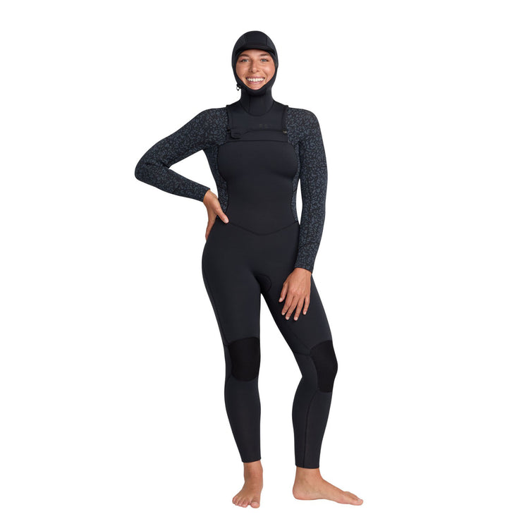 Roxy | Swell Natural Chest Zip 5/4mm Hooded Wetsuit
