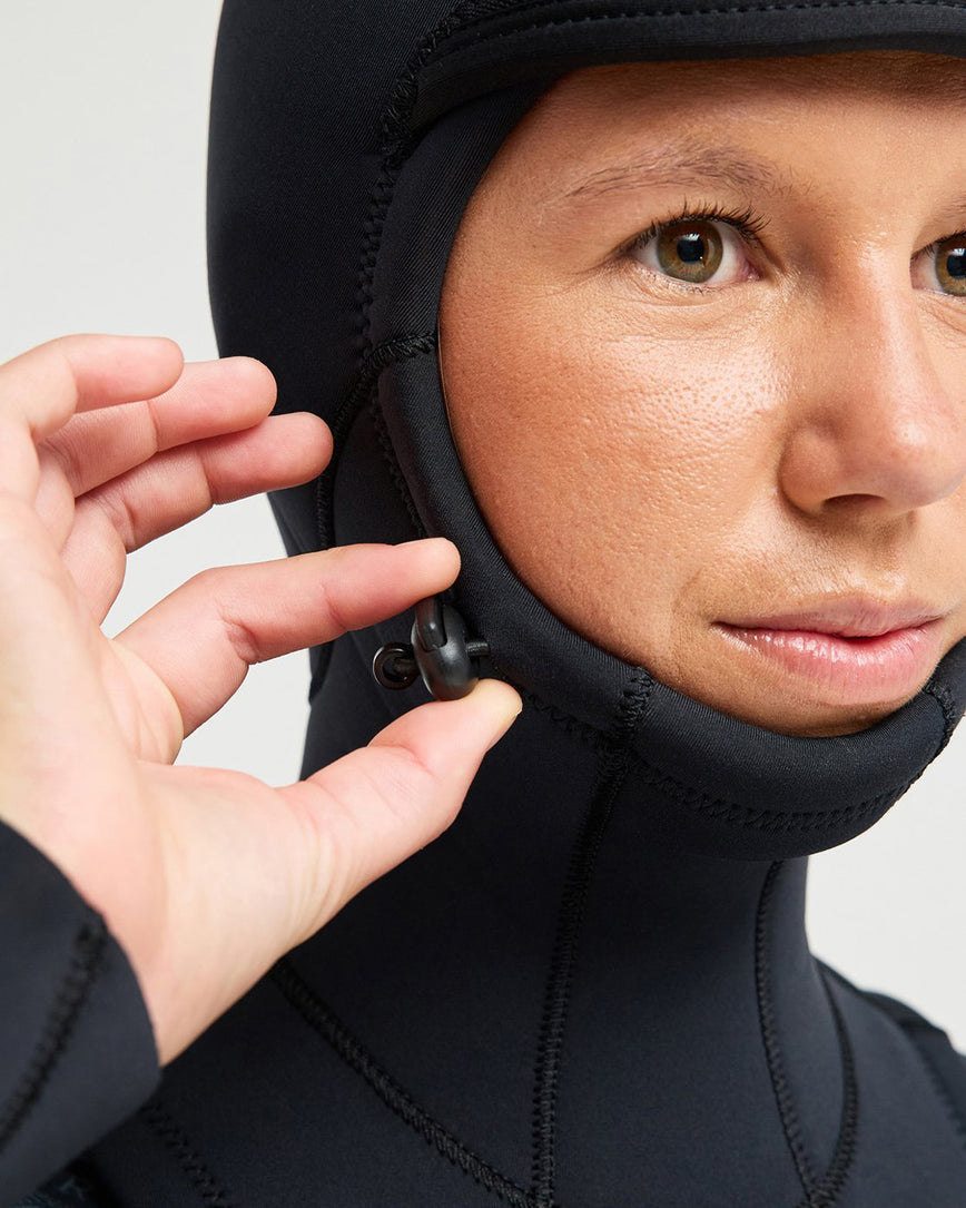 Roxy | Women Swell Natural Hooded Front Zip Full Wetsuit - 5/4mm