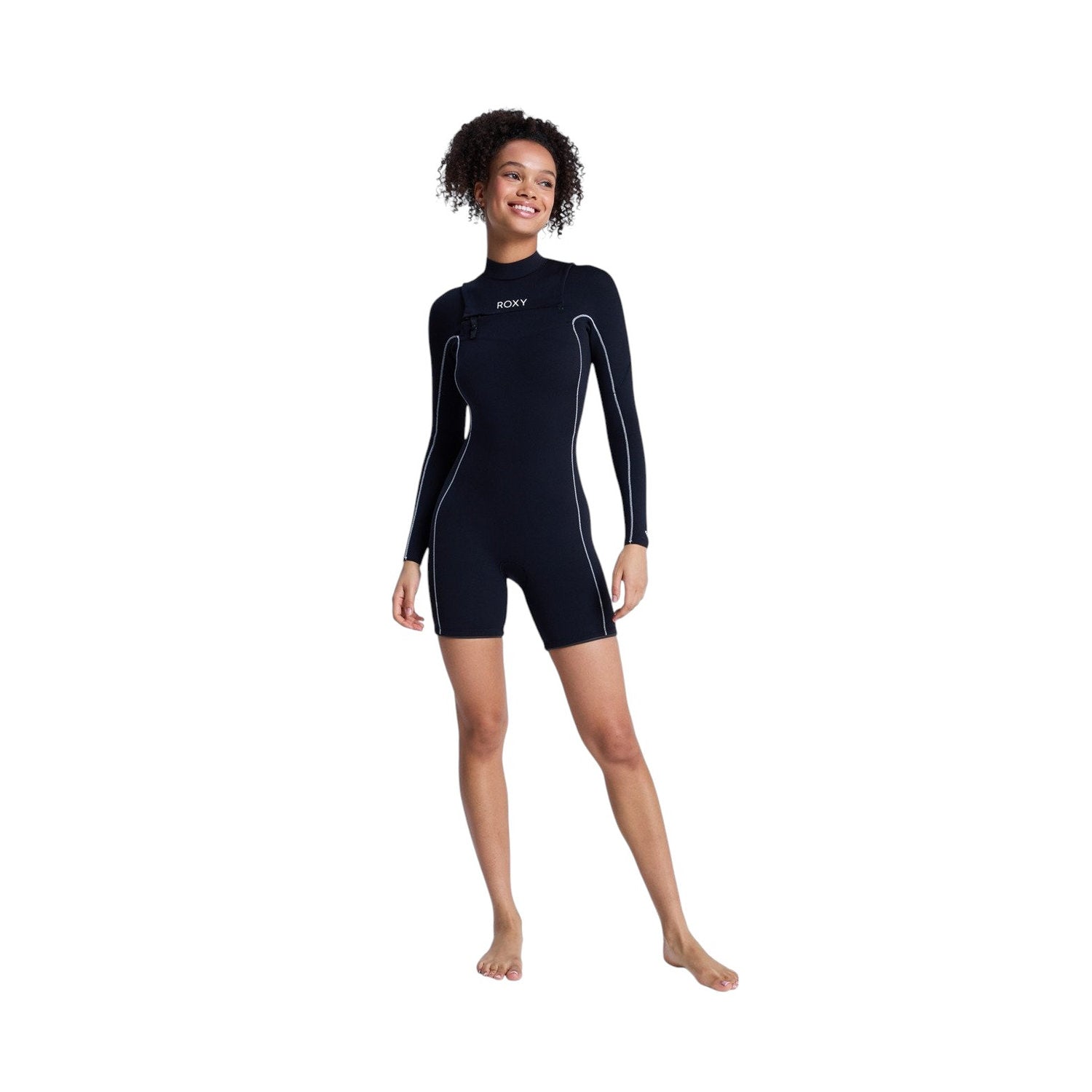 Roxy | Women Elite Xtra Stretch Chest Zip Long Sleeves Shorty - 2/2mm