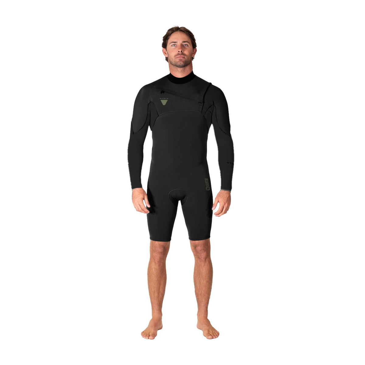 Vissla | Men Natural Seas Chest Zip Long Sleeves Shorty - 2/2mm