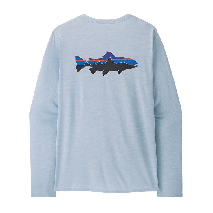 Patagonia | Men's Long-Sleeved Capilene® Cool Daily Graphic Shirt - Waters