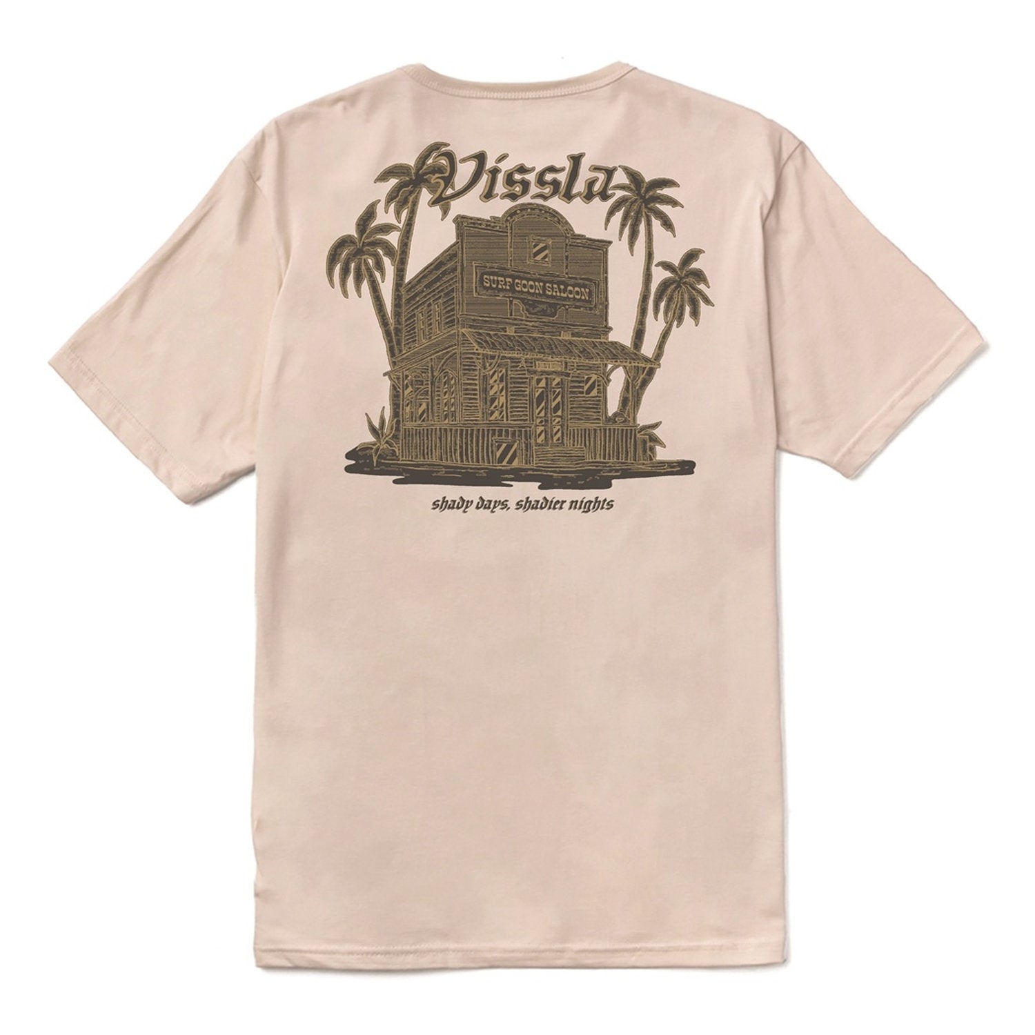 Vissla | T-Shirt à Manches Courtes Homme Surf Goon Saloon Organic