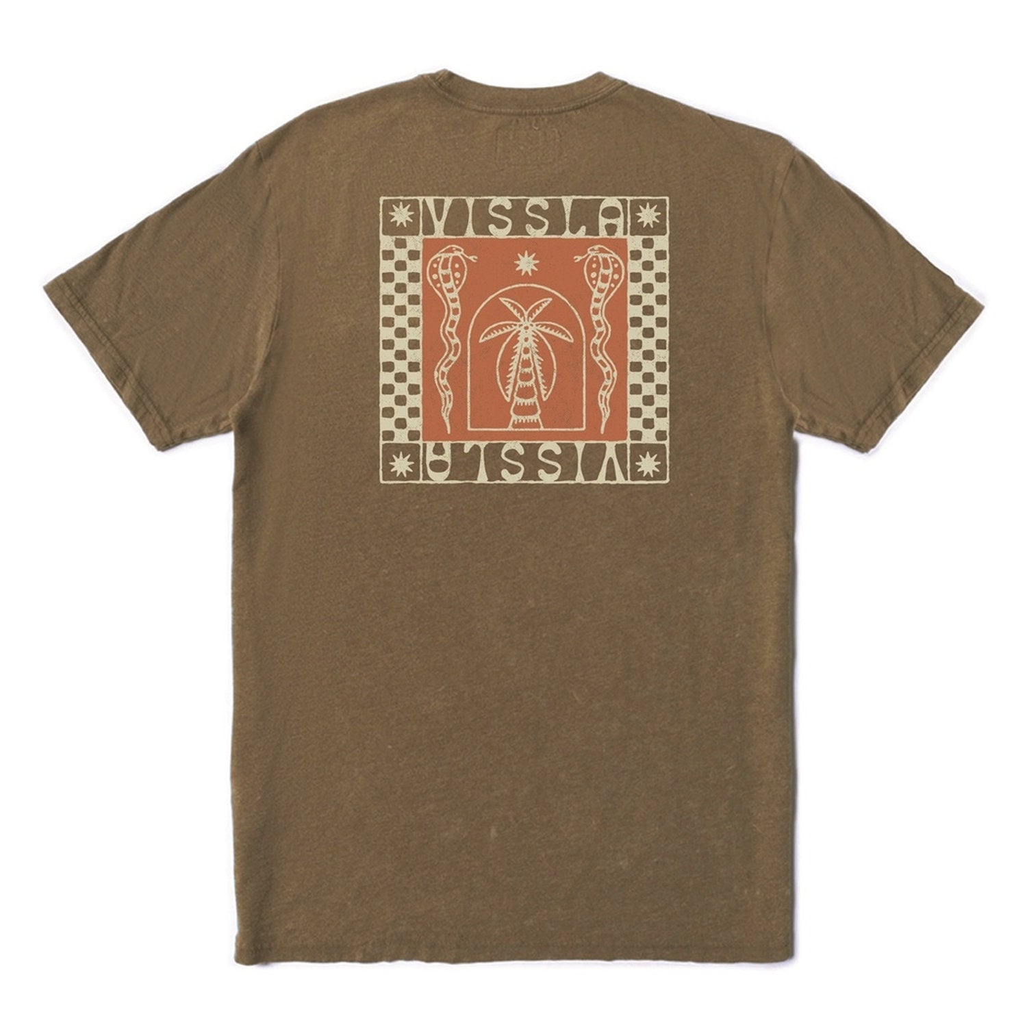 Vissla | T-Shirt à Manches Courtes Homme Serpents Cosmic Wash
