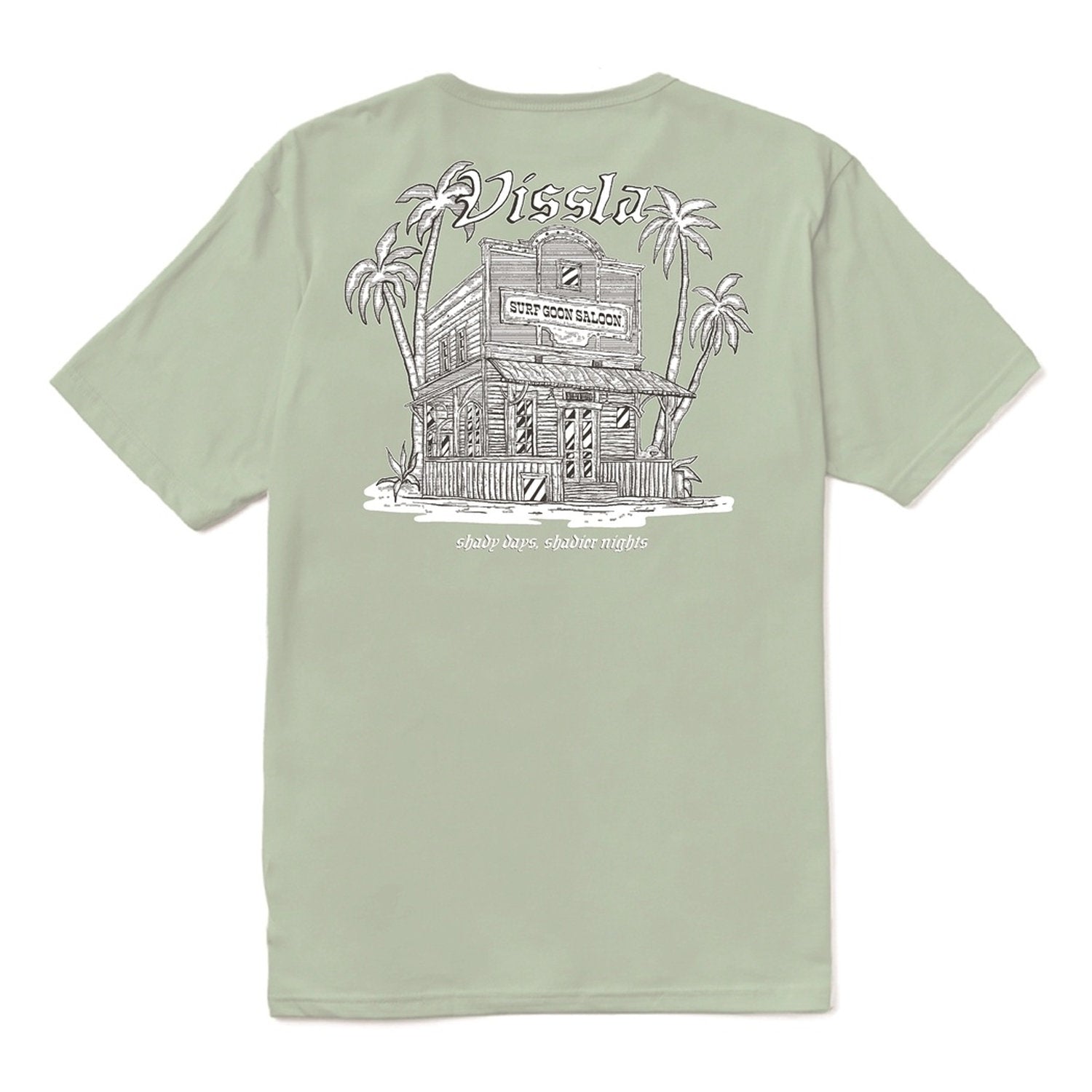 Vissla | Men Surf Goon Saloon Organic T-Shirt Short Sleeves