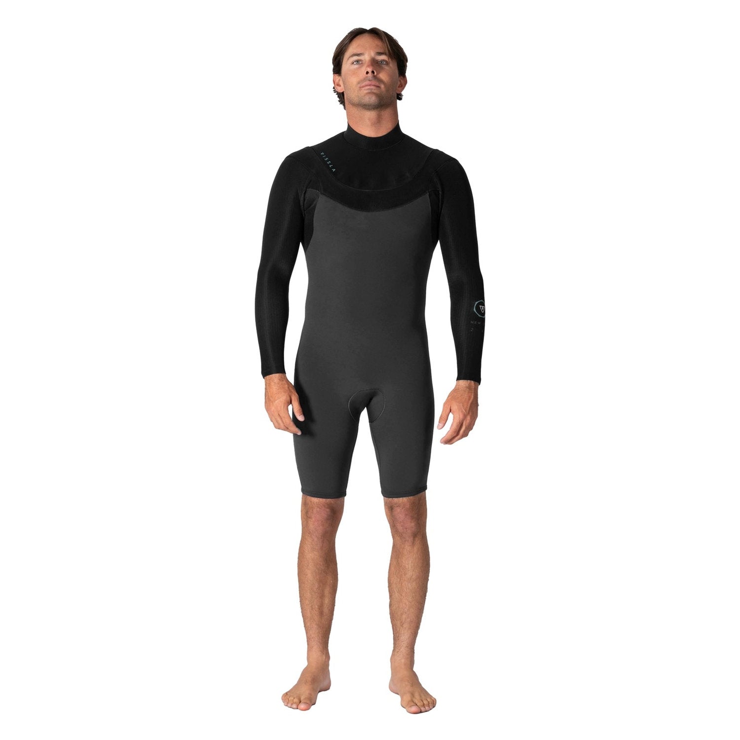 Vissla | Men New Seas Chest Zip Long Sleeves Shorty - 2/2mm