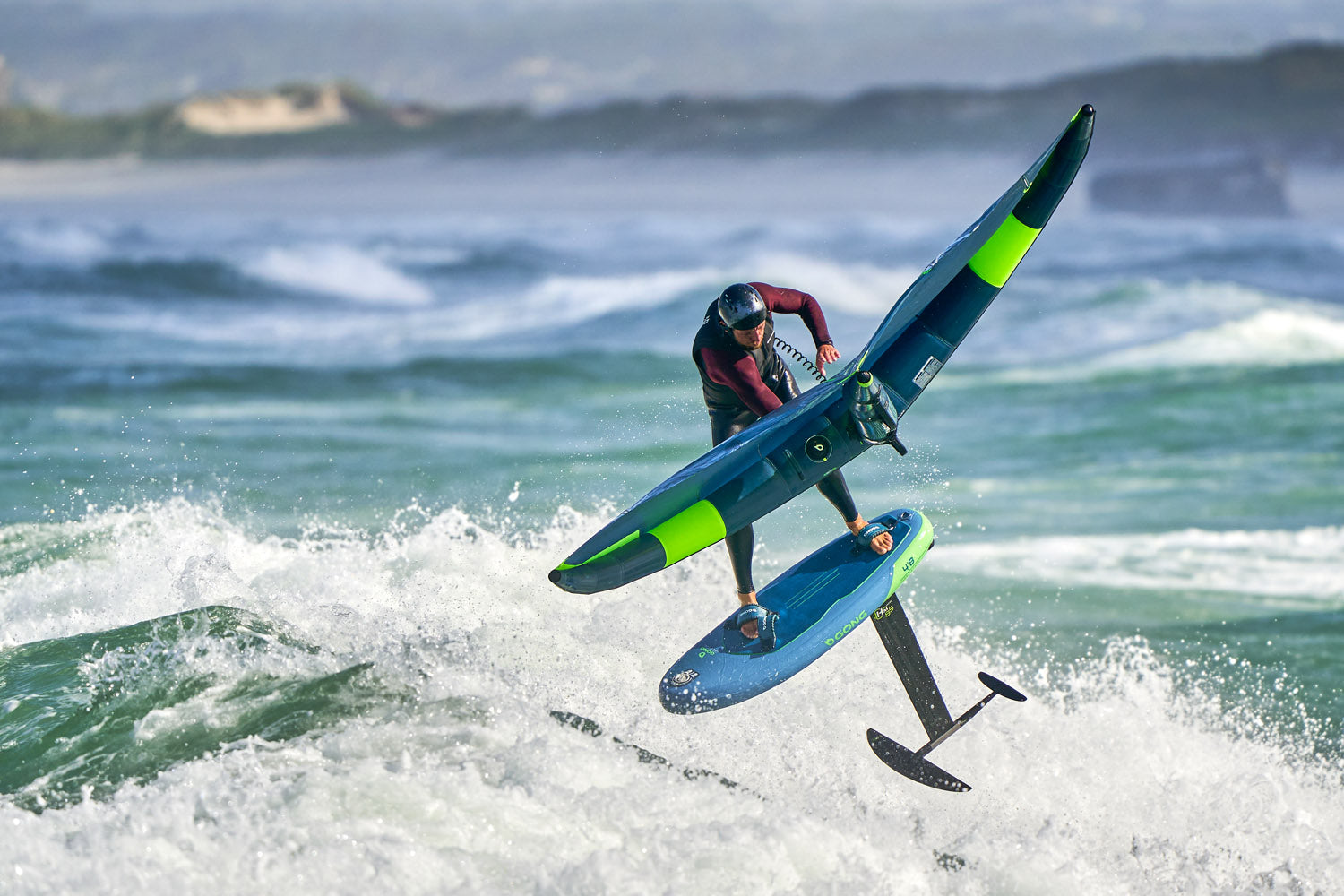フォイルサーフボード　インフレータブル　Gong Hipe 4’11 48L GONG - Wing foil Board Inflatable HIPE Stunt – GONG Galaxy