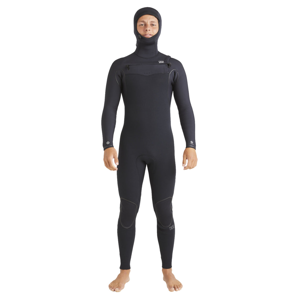 Billabong | Men Furnace Natural Front Zip Hooded Full Wetsuit - 5/4mm