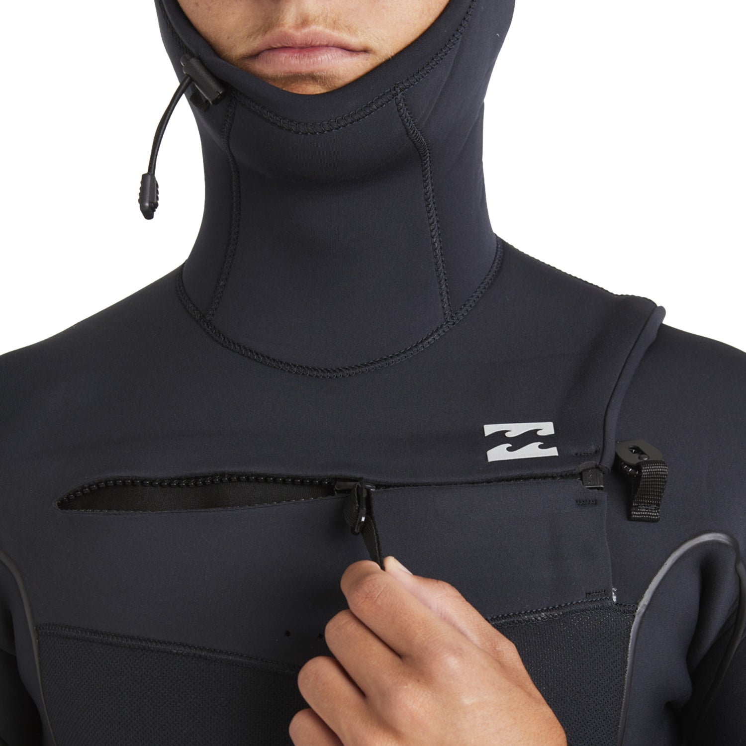Billabong | Men Furnace Natural Front Zip Hooded Full Wetsuit - 5/4mm