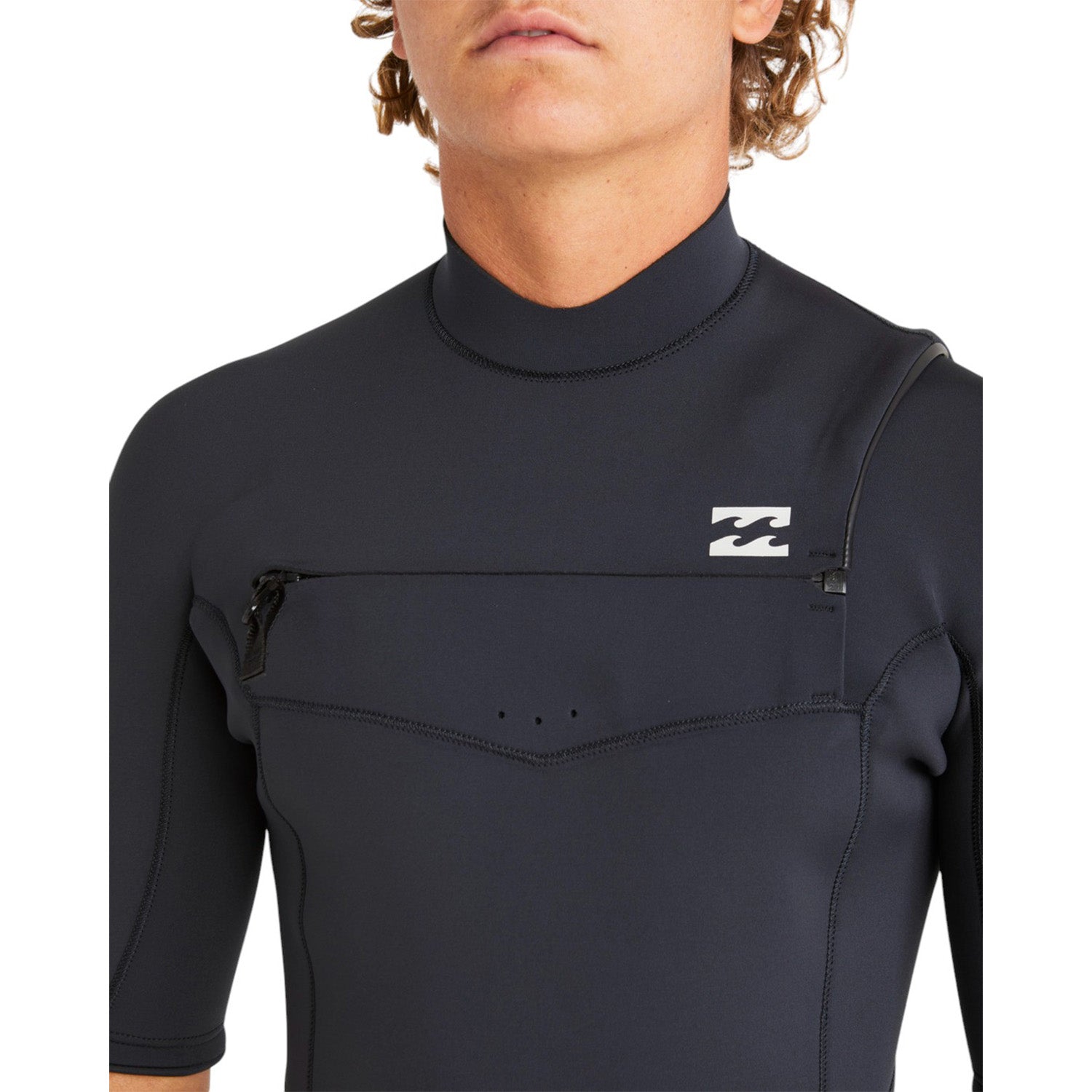 Billabong | Men Absolute Natural Front Zip Short Sleeves Shorty - 2/2mm