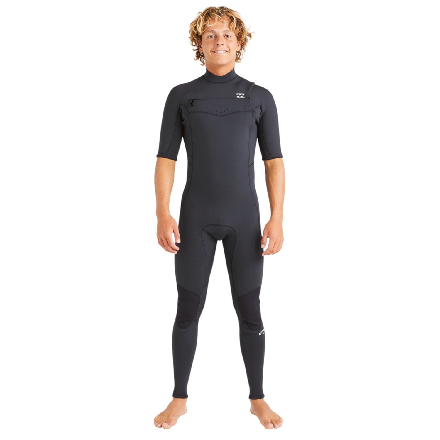 Billabong | Men Absolute Natural Front Zip Short Sleeves Shorty - 2/2mm