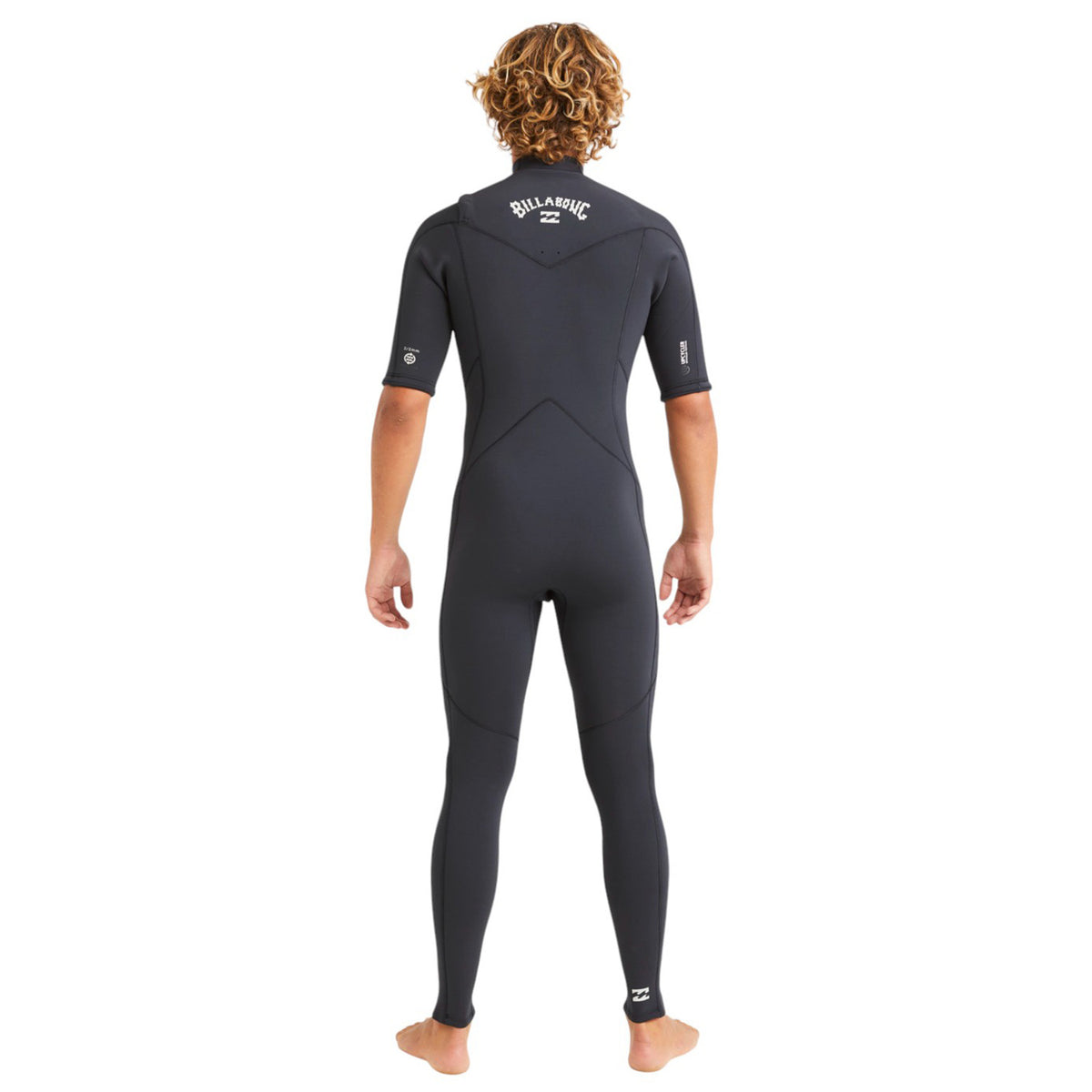 Billabong | Shorty à Manches Courtes Homme Absolute Natural Front Zip - 2/2mm