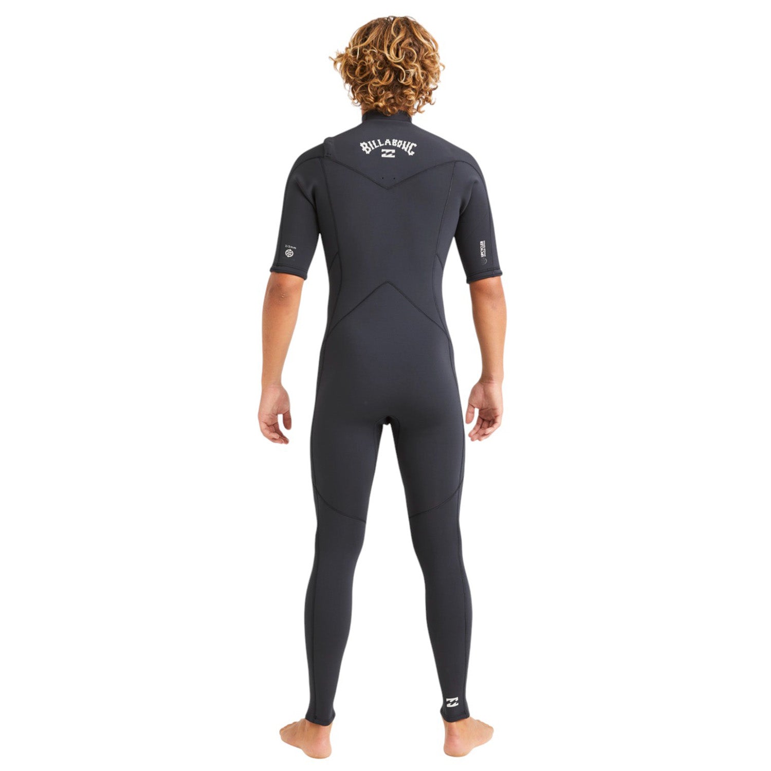 Billabong | Men Absolute Natural Front Zip Short Sleeves Shorty - 2/2mm