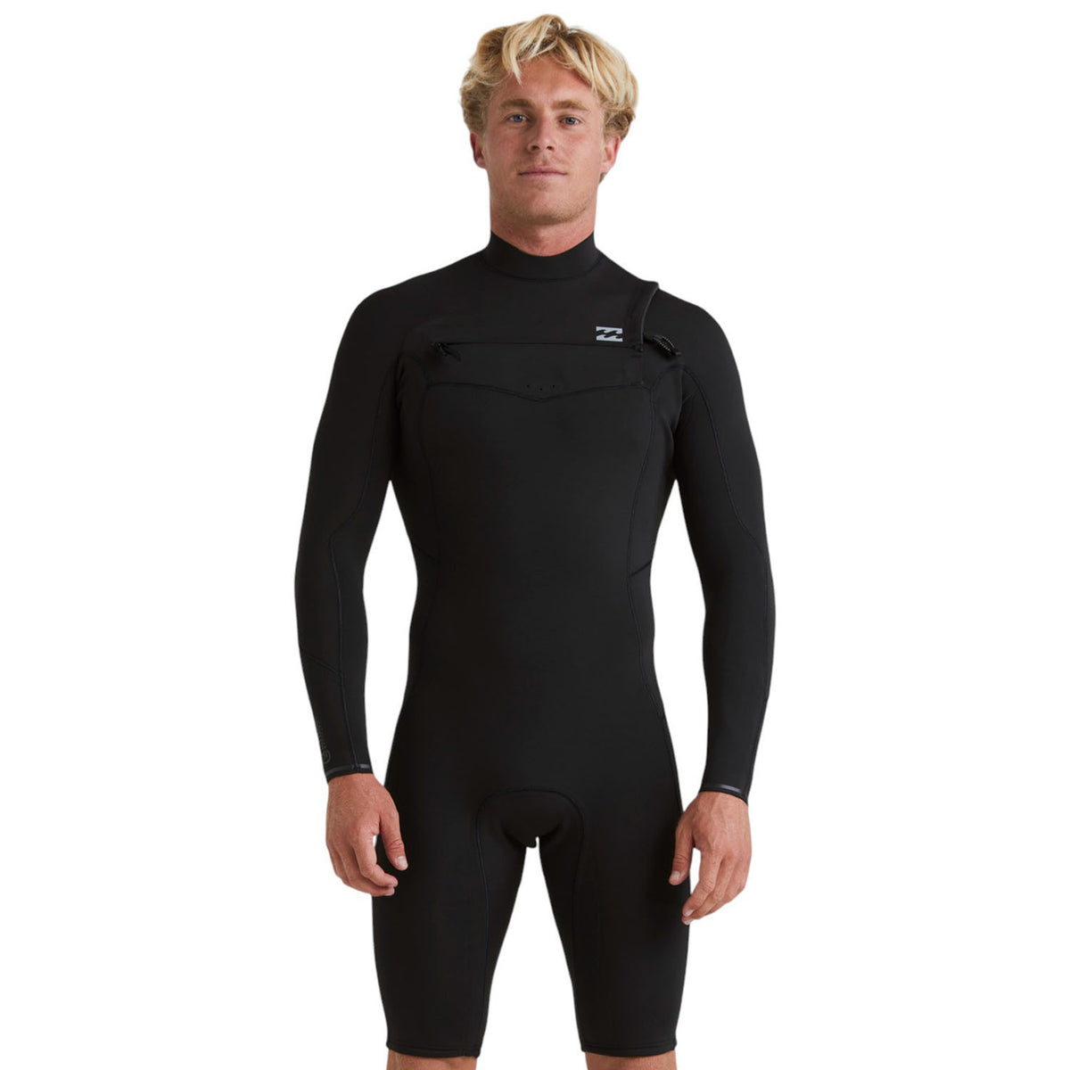 Billabong | Shorty à Manches Longues Homme Revolution Natural Front Zip - 2/2mm
