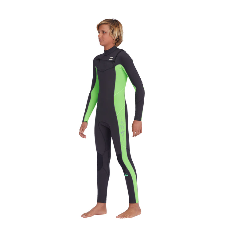 Billabong | Integrale Absolute Garçon 3/2 Chest Zip - Neon Green