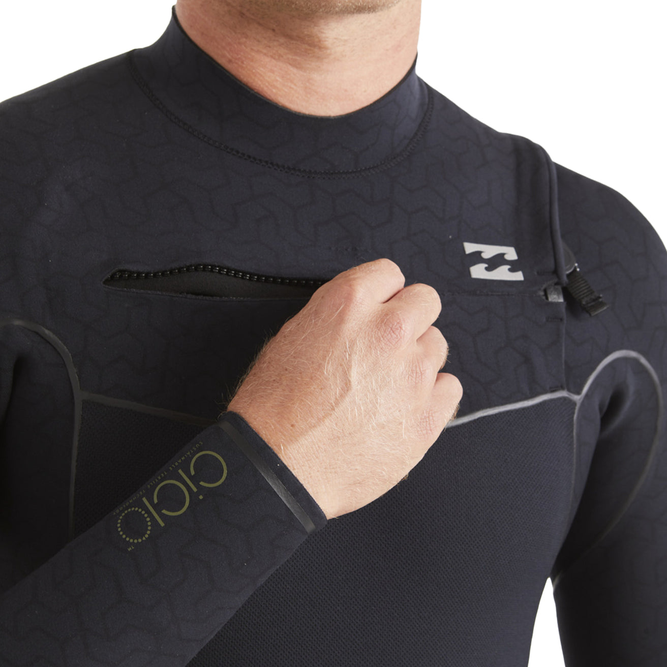 Billabong | Integrale Homme Furnace Natural 5/4 Chest Zip - Black