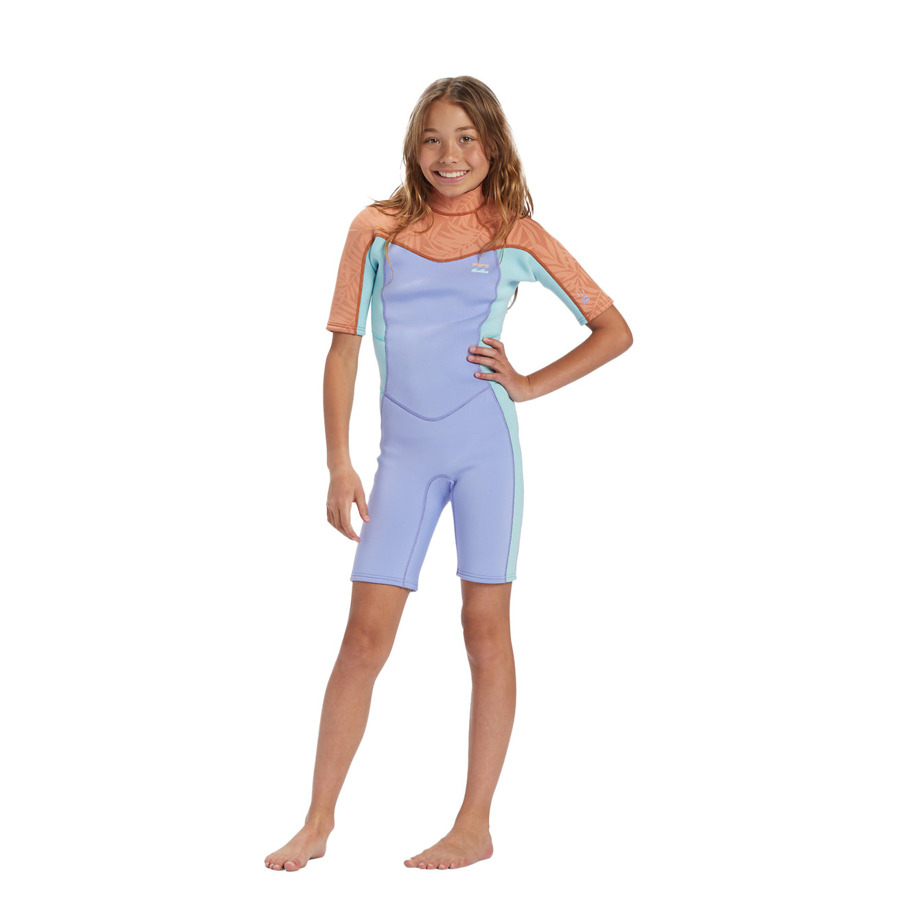 Billabong | Shorty Springsuit Foil Enfant 2/2 Back Zip - Cosmic Blue