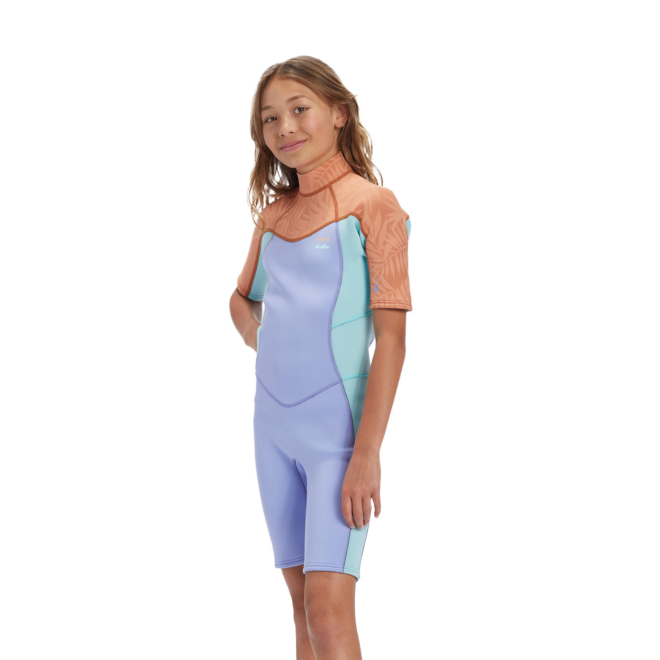Billabong | Shorty Springsuit Foil Enfant 2/2 Back Zip - Cosmic Blue