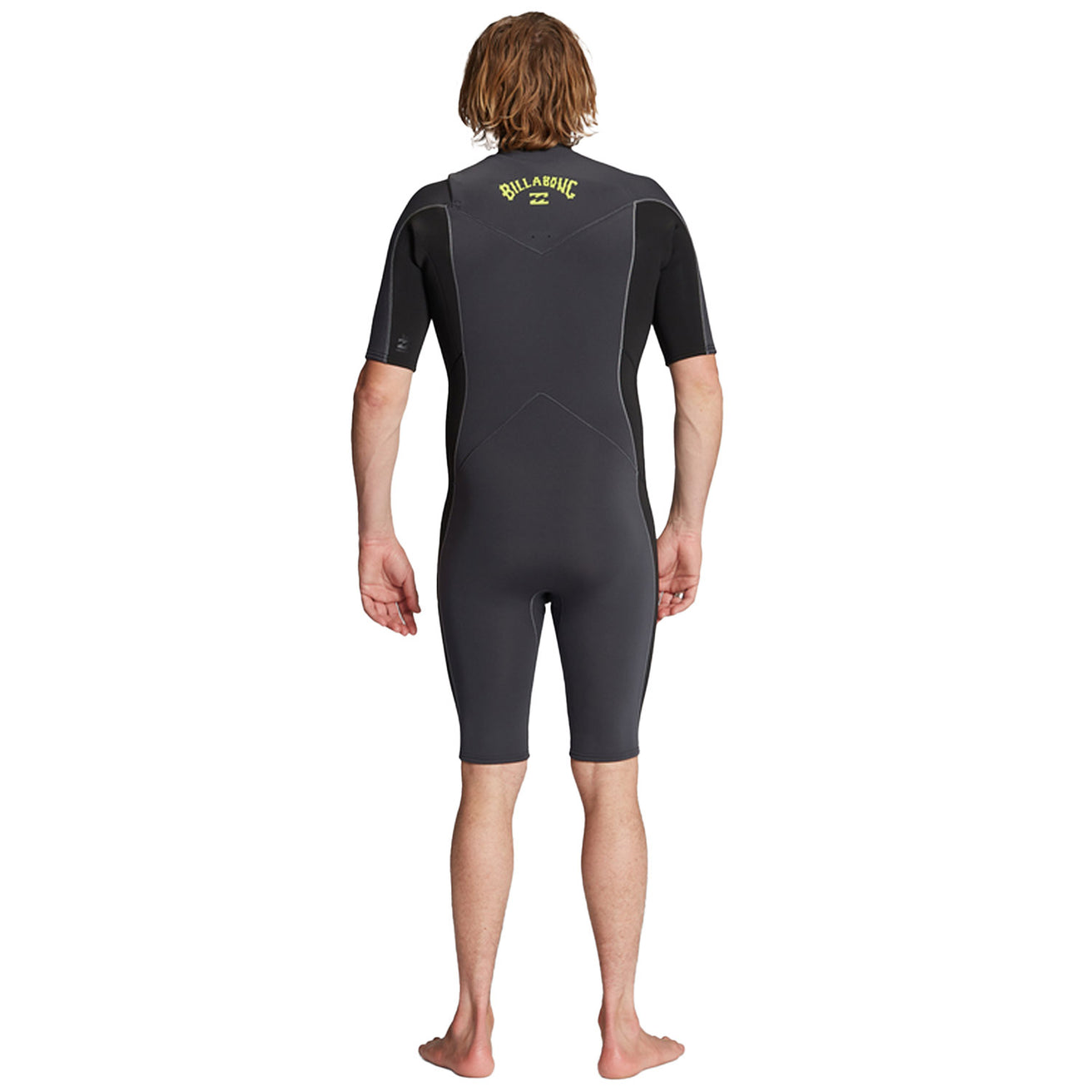 Billabong | Men Springsuit Absolute Short Sleeve 2/2 Chest Zip - Grey
