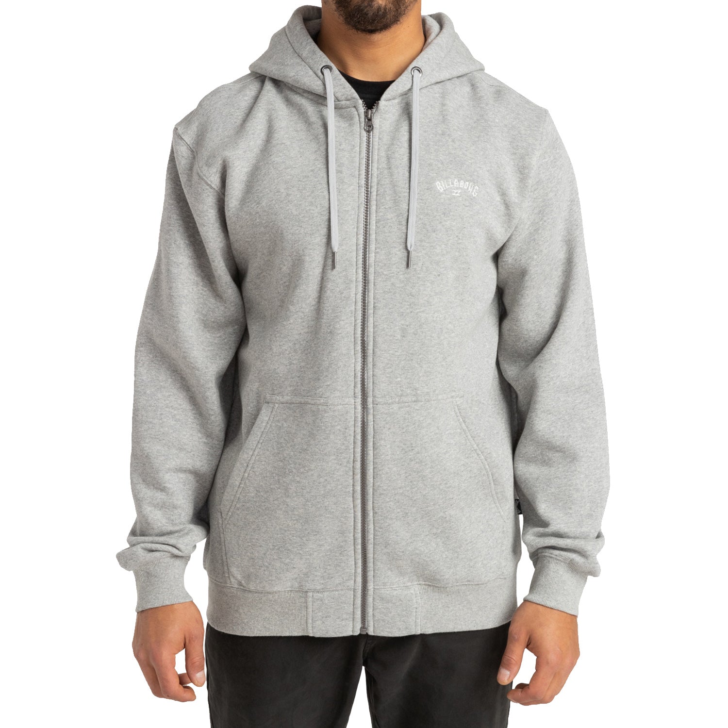 Billabong | Arch Zipped Hoodie - Grey Heather