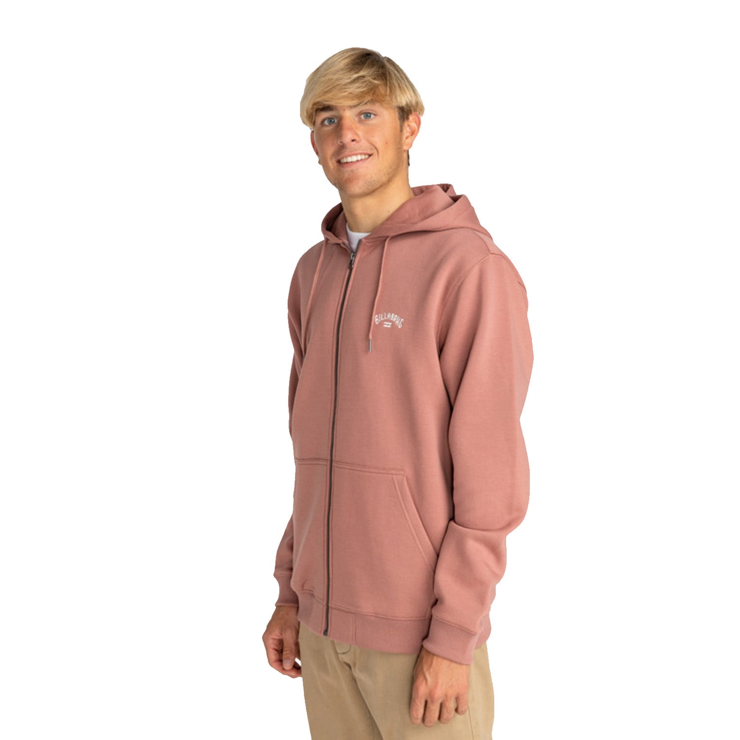 Billabong | Arch Zipped Hoodie - Rosewood
