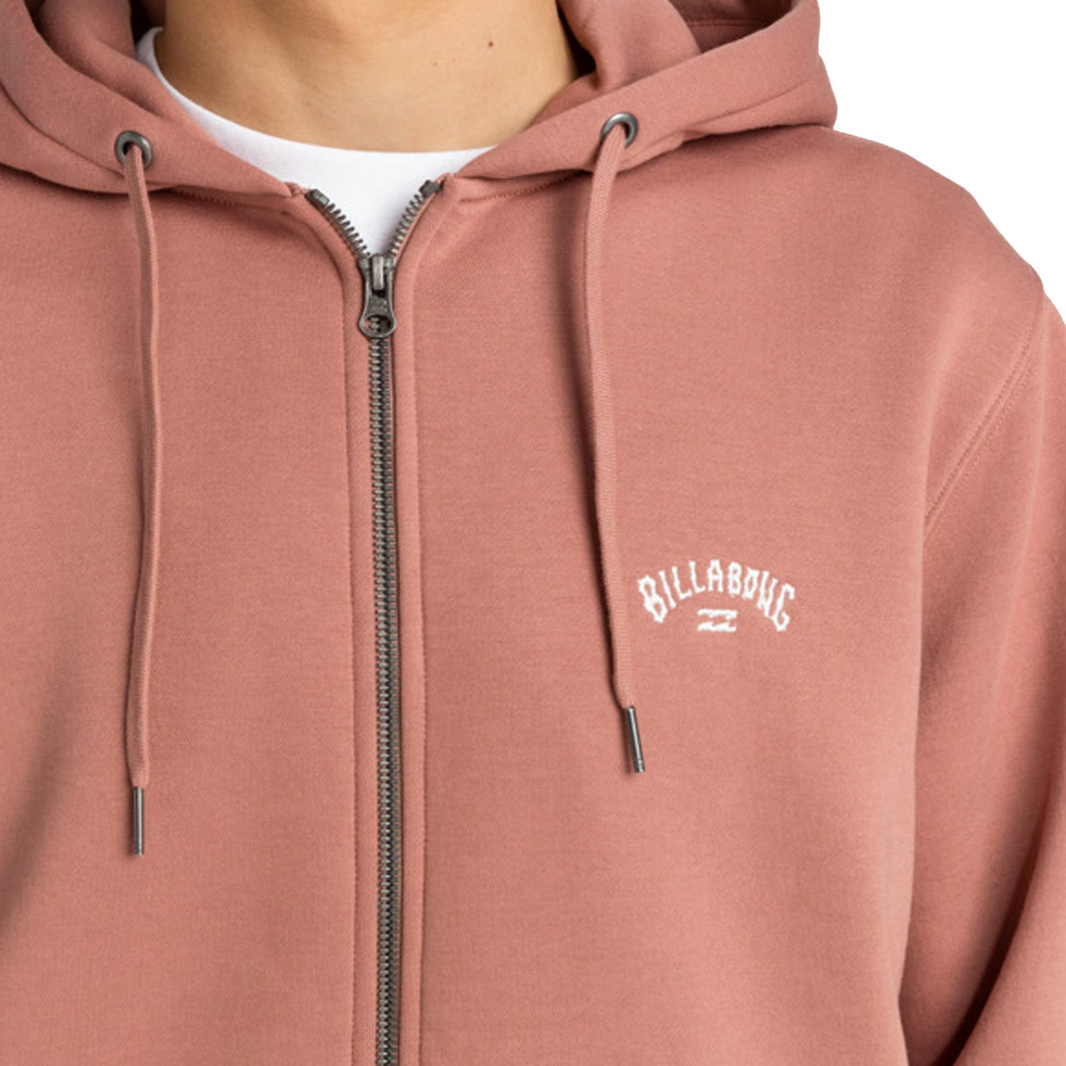 Billabong | Arch Zipped Hoodie - Rosewood