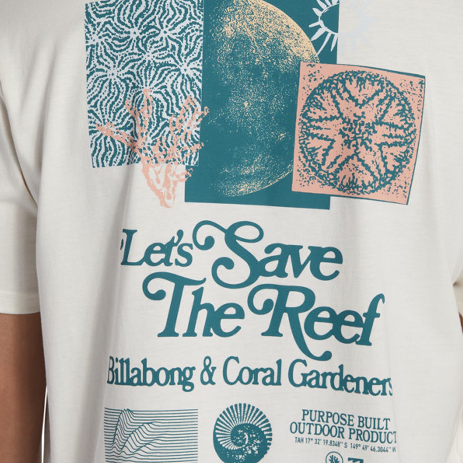 Billabong | Cg Lets Save The Reef Tee Shirt - Off White