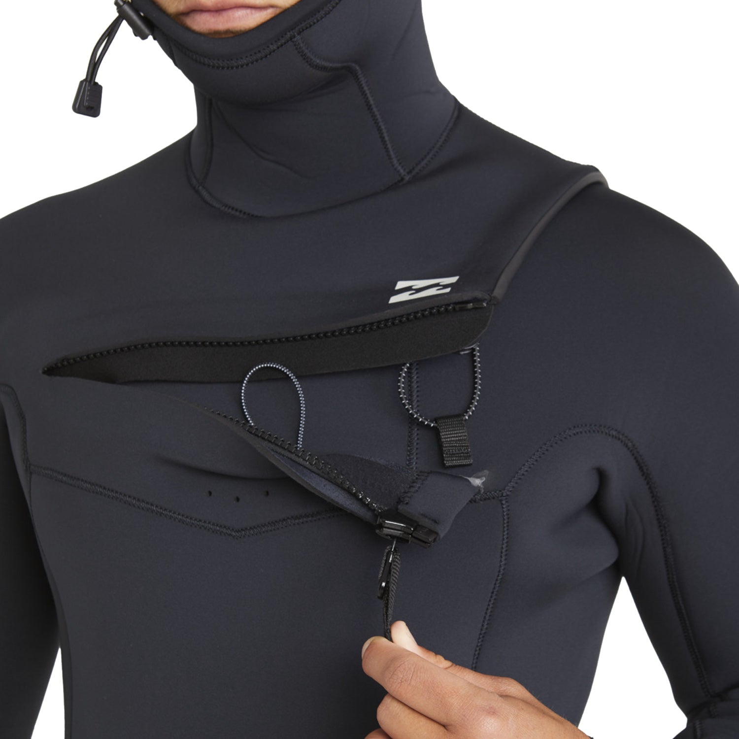 Billabong | Men Absolute Natural Front Zip Hooded Full Wetsuit - 5/4mm