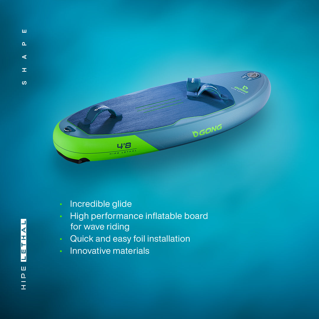 GONG - Wing foil Board Inflatable HIPE Lethal – GONG Galaxy