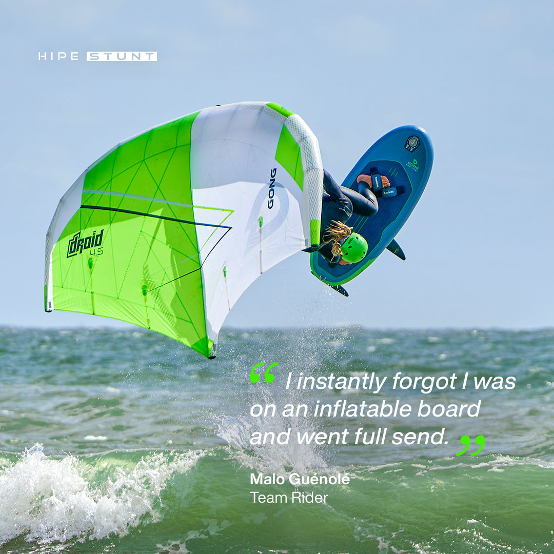 フォイルサーフボード　インフレータブル　Gong Hipe 4’11 48L GONG - Wing foil Board Inflatable HIPE Stunt – GONG Galaxy