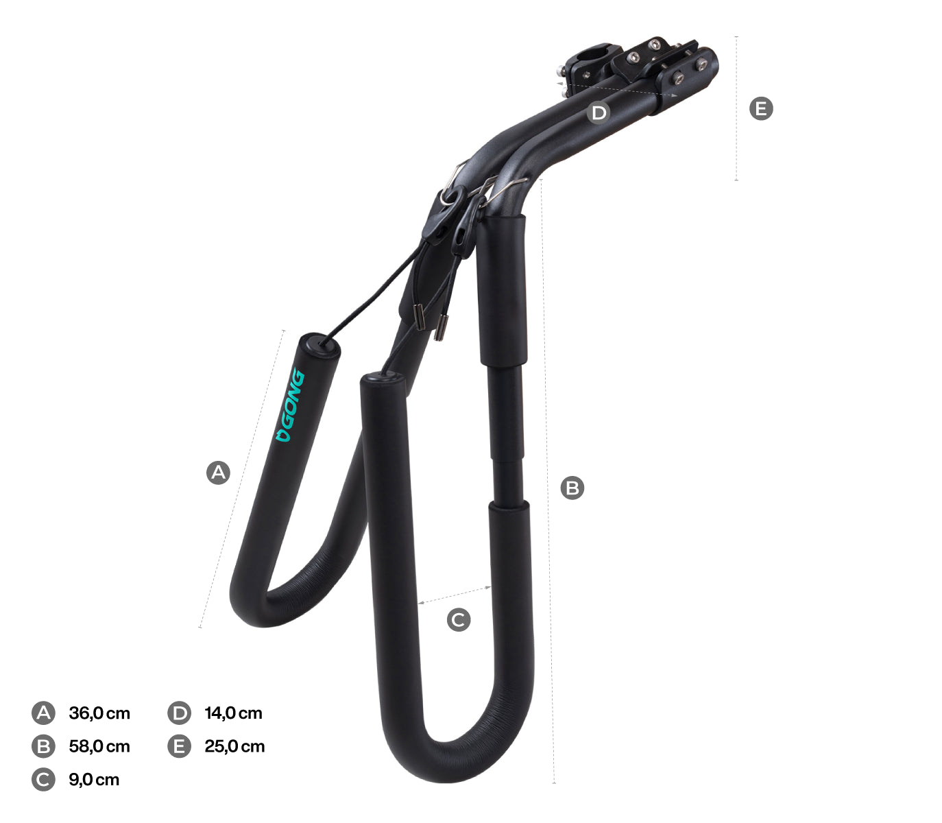 GONG | Surf Bike Rack Shortboard