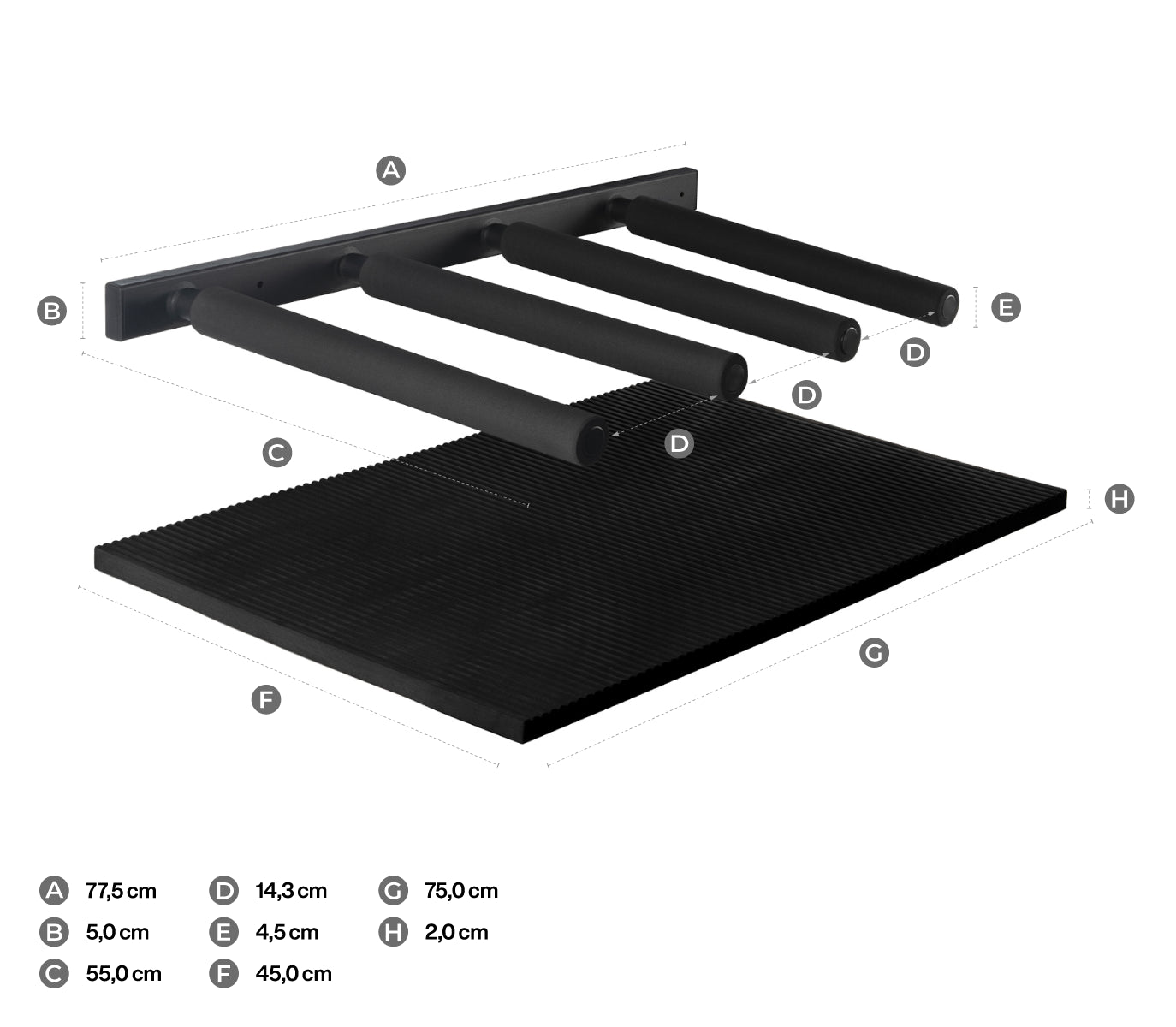 StoreYourBoard Support de rangement de planche de surf en métal StoreYourBoard Support de rangement de planche de surf en métal