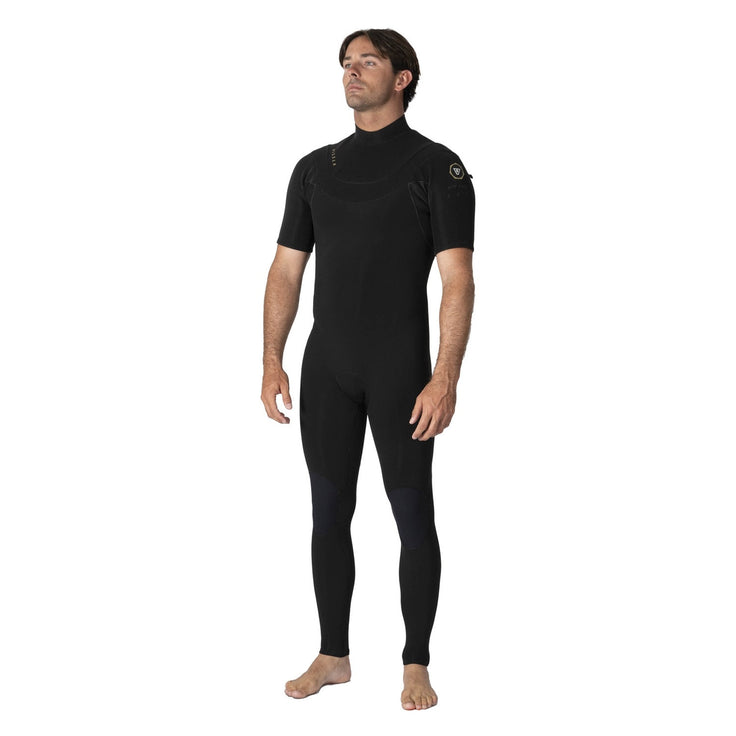 Vissla | Men New Seas Chest Zip Short Sleeves Shorty - 2/2mm