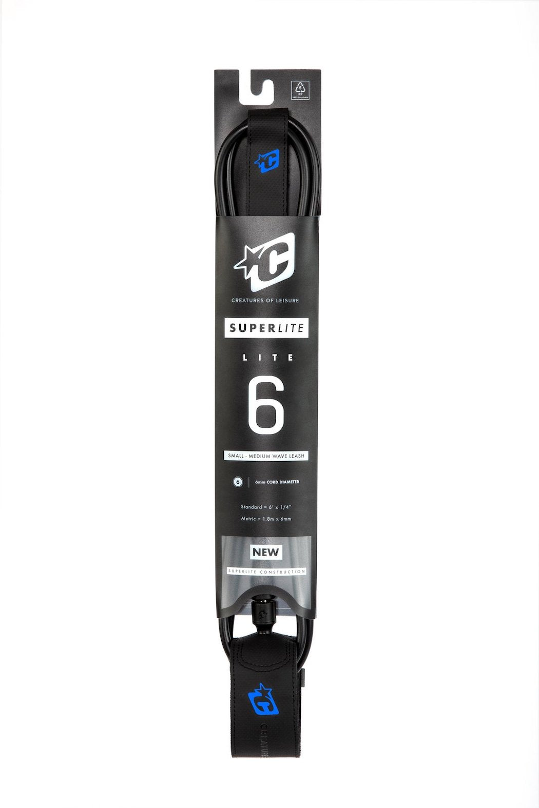 Creatures Of Leisure | Leash Surf Superlite Comp Cheville 6' - 5mm