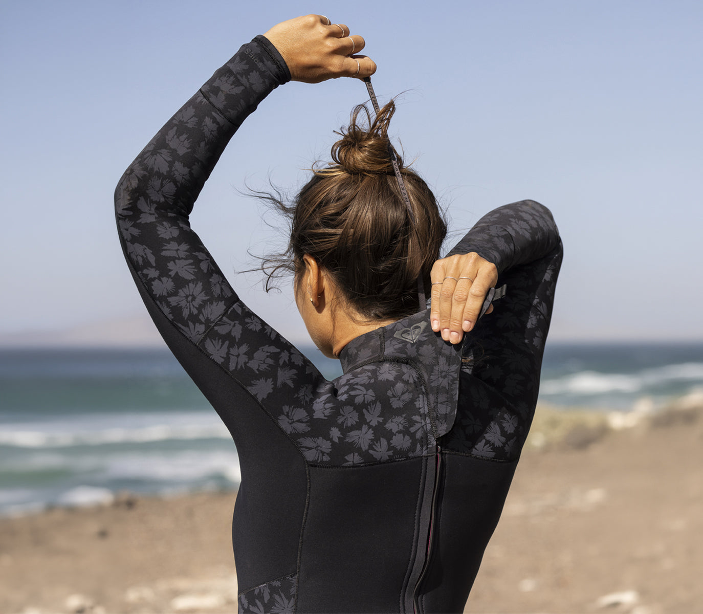 Roxy | Women Swell Series Back Zip Long Sleeves Shorty - 2mm