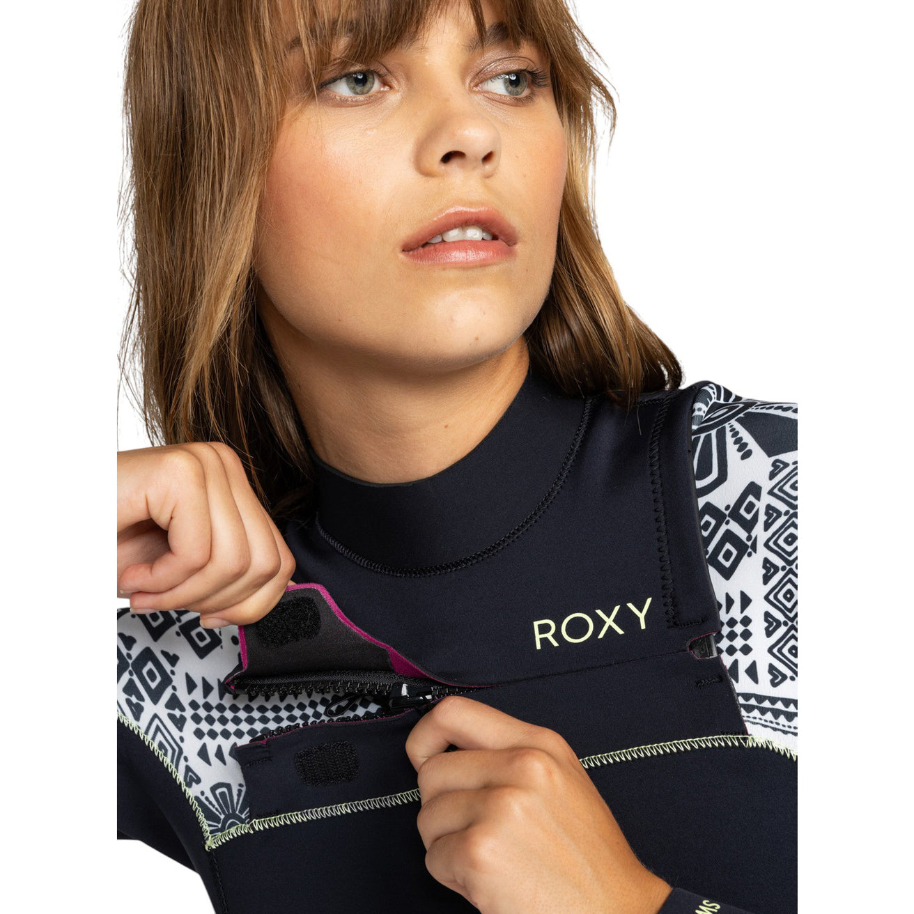 Roxy | Integrale Femme Swell Series 3/2 Chest Zip - Black