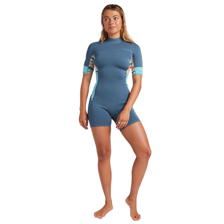 Roxy | Shorty 2mm Swell Series Springsuit Back Zip
