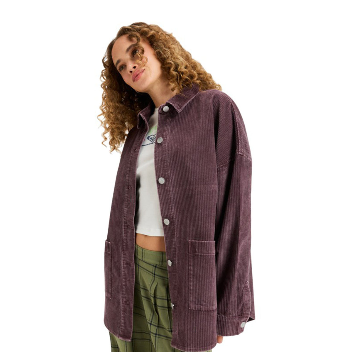 Roxy | Chemise en Velours Côtelé Femme Kick Back Washed