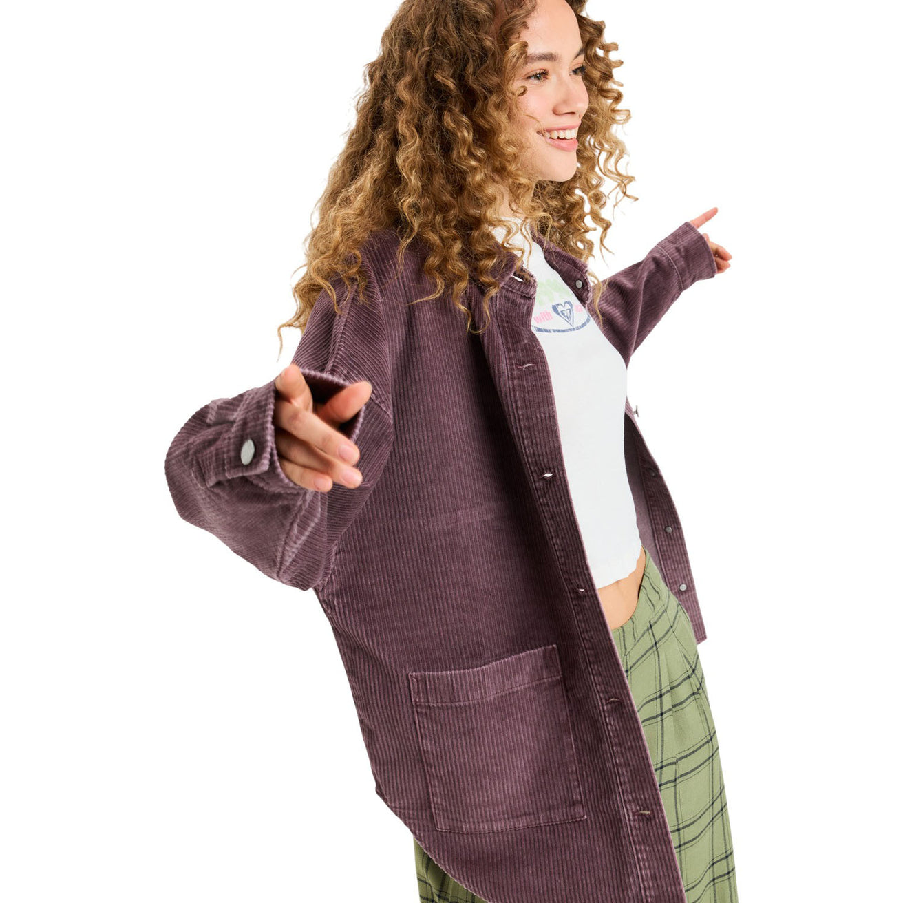 Roxy | Kick Back Washed Cord Overshirt