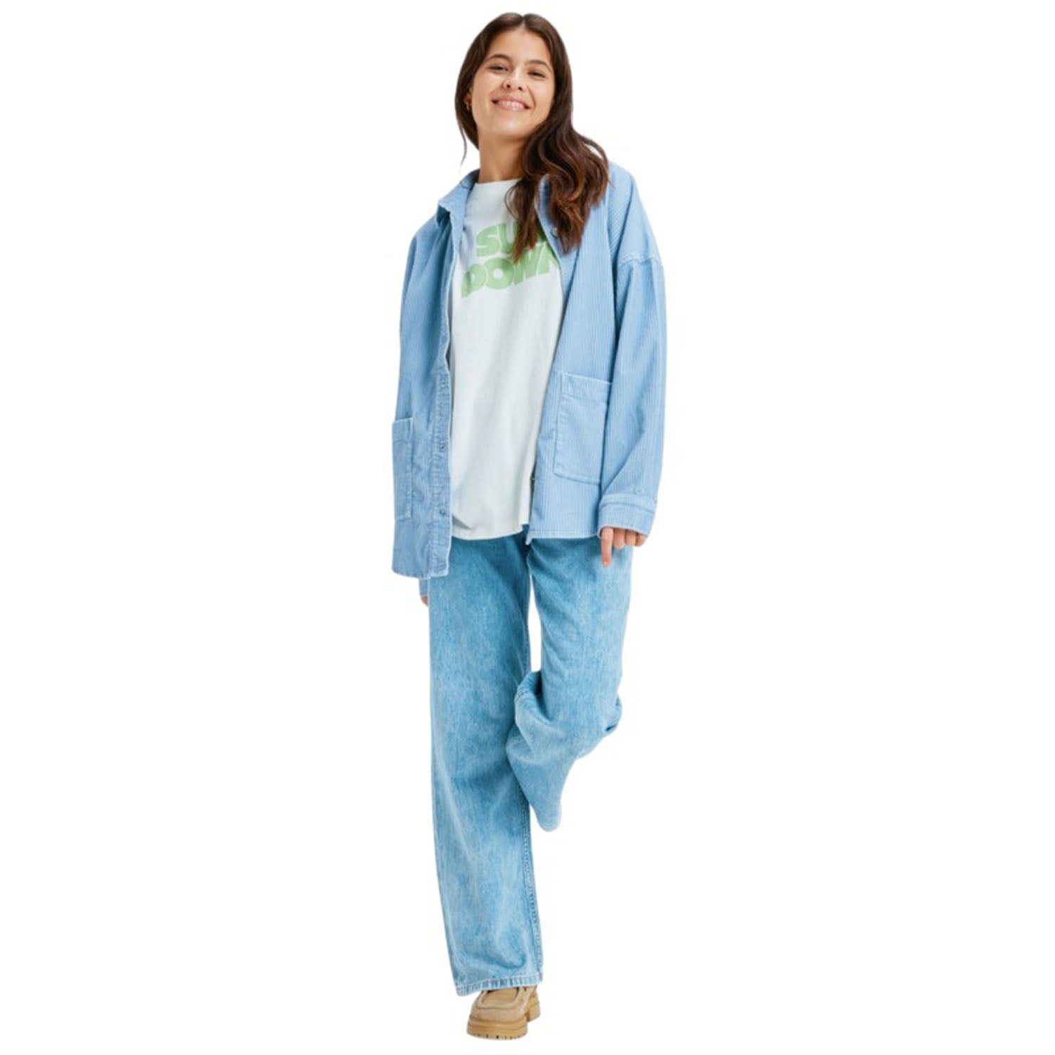 Roxy | Chemise en Velours Côtelé Femme Kick Back Washed