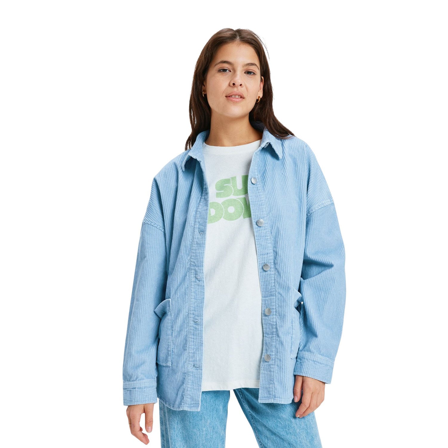 Roxy | Chemise en Velours Côtelé Femme Kick Back Washed