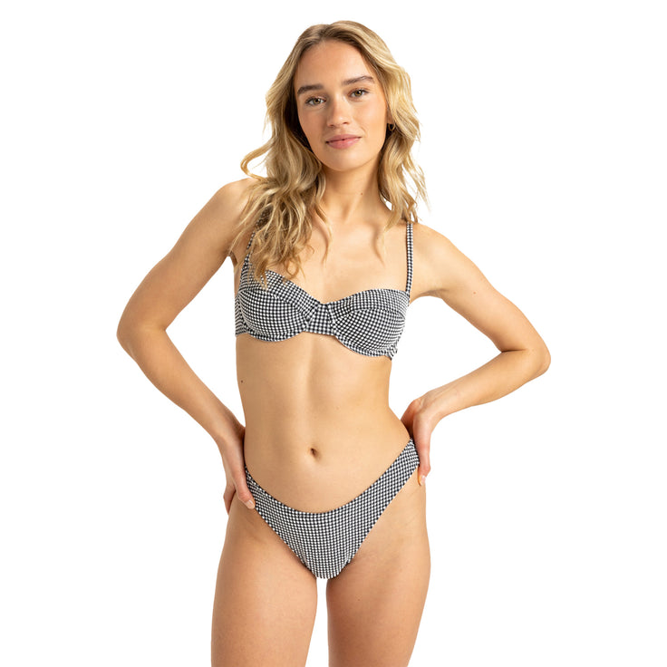 Roxy | Gingham bikini bottom