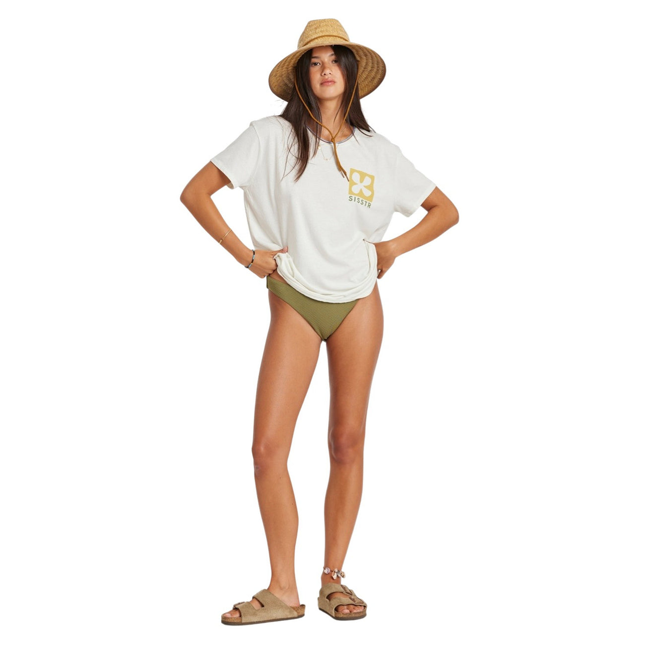 Sisstr | T-Shirt à Manches Courtes Femme Lou Boyfriend