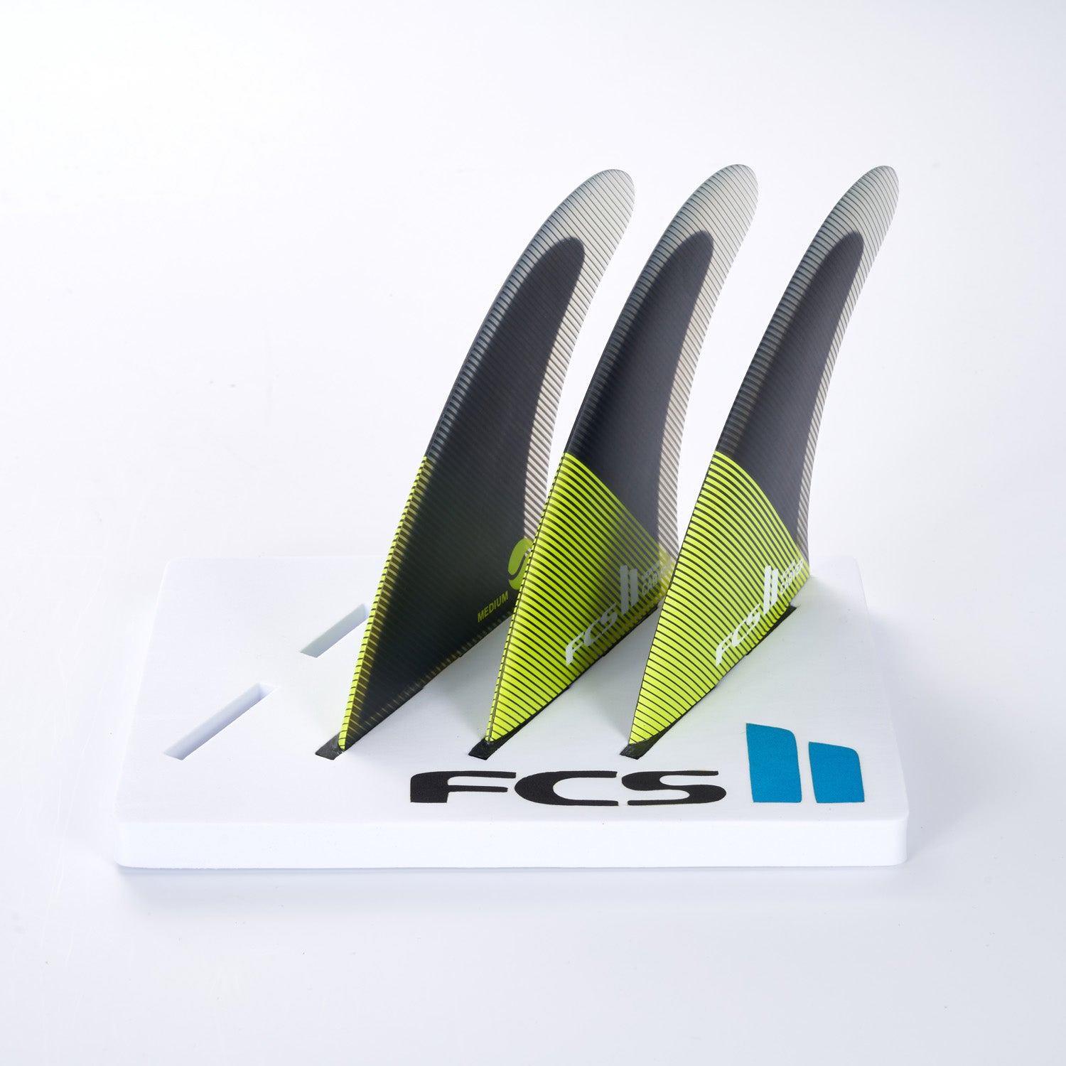 Quilhas FCS II Carver PC Carbon Tri - Medium - OnlySurf